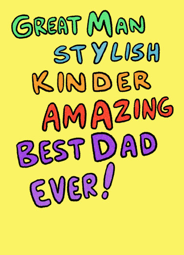 My Dad Funny Father's Day  Sweet   My Dad